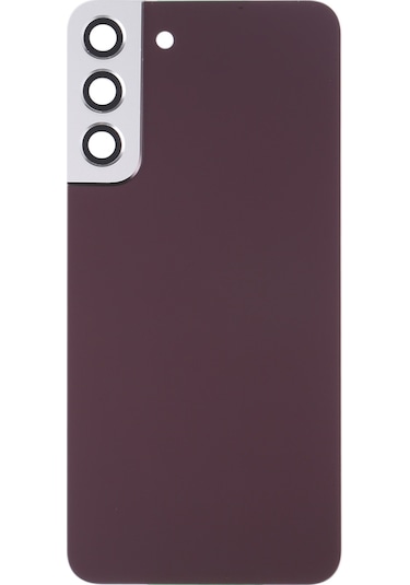 Samsung Galaxy Uyumlu S22 5g Sm-s906b İçin Kamera Lens Kapaklı Arka Kapak Mor Mor