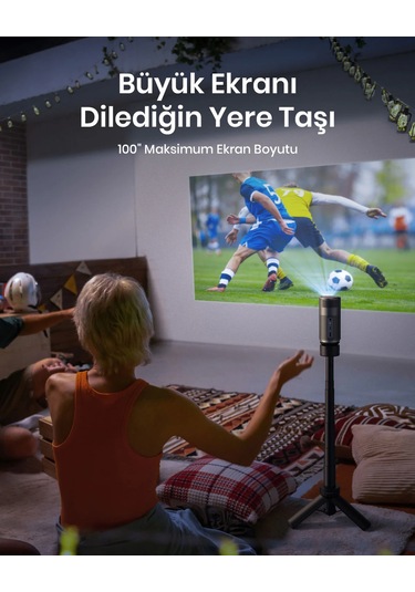 Anker Nebula Capsule Air D4112 Taşınabilir Projeksiyonlu Hoparlör Siyah