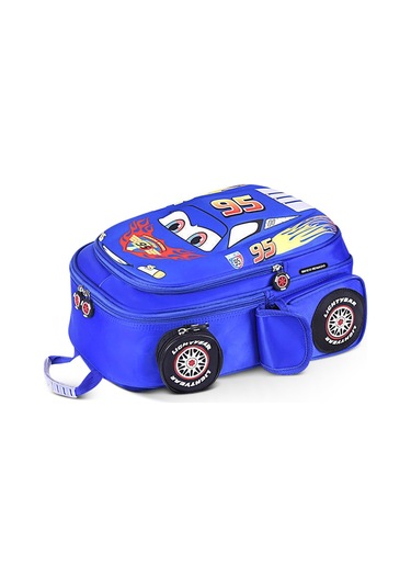 Swico Remado Karikatür Araba Modeli Ilkokul Çantası - Kırmızı