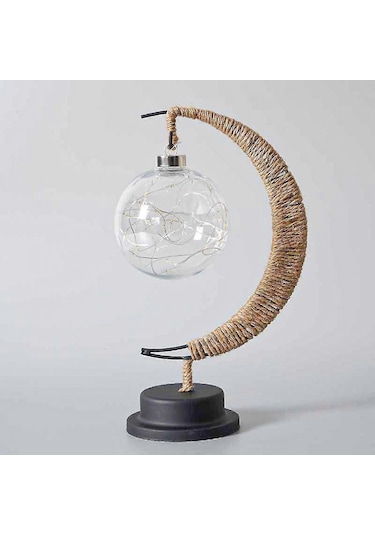 Lamba Hattı Rattan El Yapımı Kenevir Halat Ferforje Gece Lam Çok Renkli