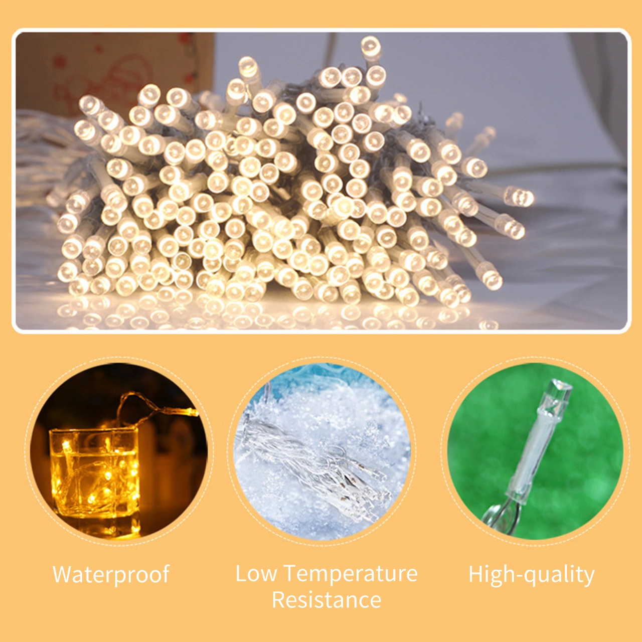 Konesam Halloween Renkli Yarası Led Işık Zinciri 3m 20lü Pil İle Çalışır Sürekli/parıltı Modu İç/ Dış Mekan Dekorasyonu Pil Dahil Değil