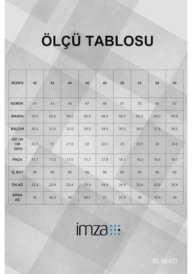 Koyu Vizon Düz Gabardin Slim Fit Casual Pantolon 1003245102 Koyu Vizon