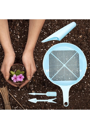 Homyl 4x Bonsai Toprak Eleği Bahçe El Aletleri Kavraması Kolay