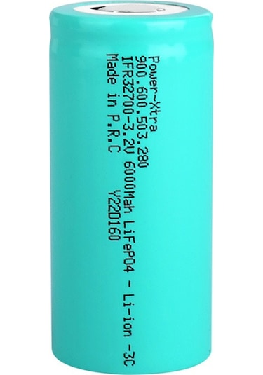 Power-Xtra IFR32700 - 3.2V 6000 Mah LiFePO4 Şarjlı Pil