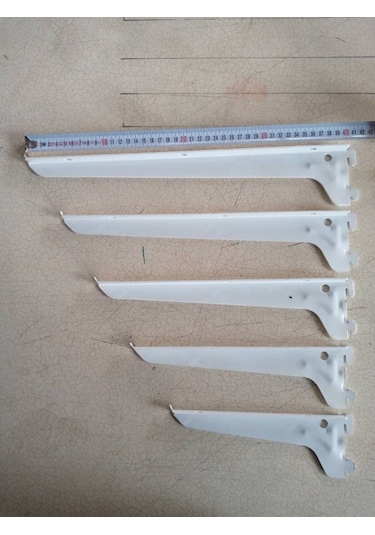 Dirilyapımarket Beyaz Raf Desteği 25 Cm 4 Adet