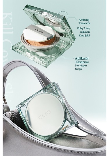 Clio Kill Cover Skin Fixer Cushion Mini 21n Linen