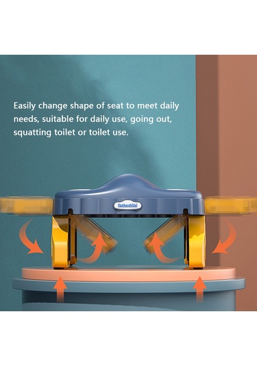 Taşınabilir Tuvalet Eğitimi Oturağı Bebek Katlanabilir Tuvalet Araba Seyahati Acil Tuvalet Çocuklar İçin Küçük Çocuklar