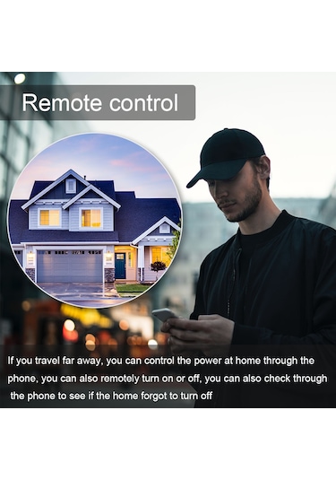 Tuya Wifi Akıllı Devre Kesici Açık Kapalı Zamanlama E25217