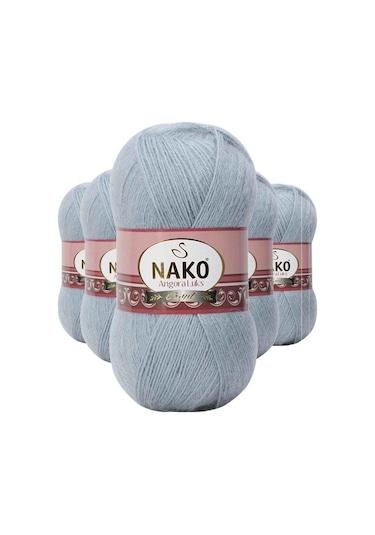 5 Adet Angora Lüks El Örgü İpi  12936