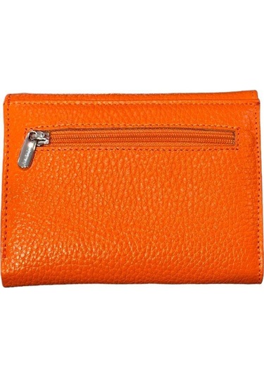 Monte Lui Mntc12 Deri Cüzdan Kartlık Turuncu Turuncu