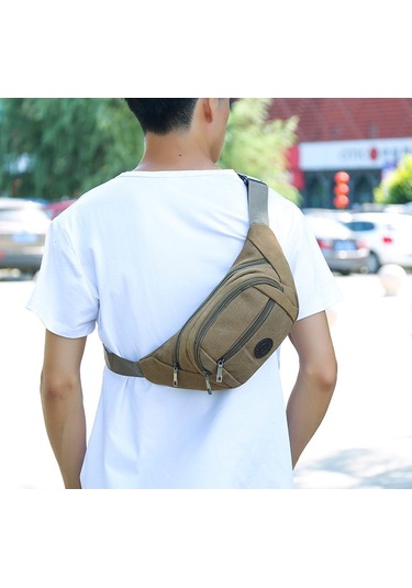 Açık Hava Sporları Ve Egzersiz İçin Pratik Çapraz Bel Çantası, Koşu Yürüyüş Antrenmanlarda Rahat Taşıma Gri
