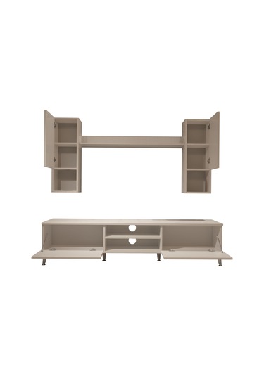 Decoraktiv Eko 5da Mdf Dvd Silver Tv Ünitesi Tv Sehpası Beyaz