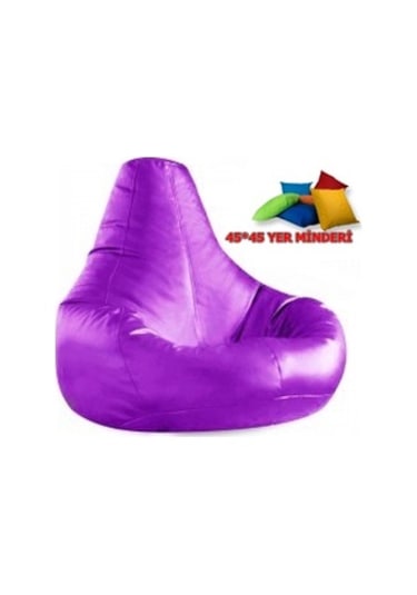 Armutland Kampanya ! 45*45 Yer Minderi Hediyeli Deri Armut Koltuk