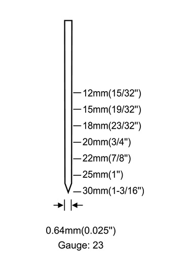 Uno P630 Başsız Çivi Tabancası 12-25Mm