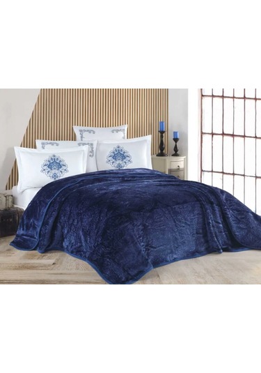 Ecosse Blank Set Agossa Damaks Battaniye Seti Blue -