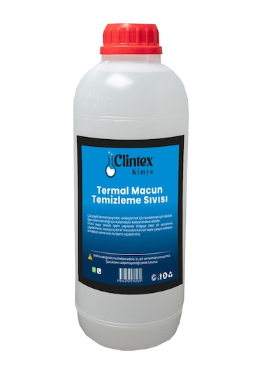 Clintex Kimya Termal Macun Temizleme Sıvısı 1 Lt