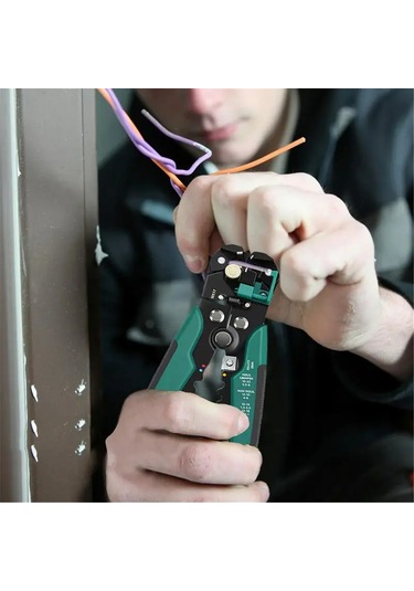 Konesam "tosun Otomatik Kabuk Soyma Pensesi - 0.5-6mm² Kablo Ve Tel İçin 3'ü 1 Arada Kesme, Sıkma Ve Soyma Fonksiyonlu"