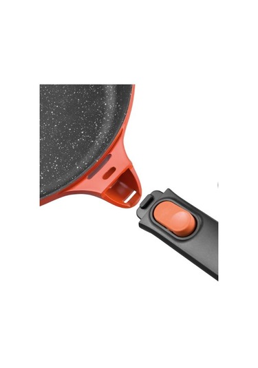 Berghoff Gem Virgo Turuncu 28CM Çıkarılabilir Saplı Döküm Tava