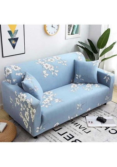 Novahub Çok Renkli Polyester Kanepe Kılıfı - 1-4 Kişilik Boyutlar Göl Mavisi, Uygun Fiyat, Pratik Kullanım Göl Mavisi