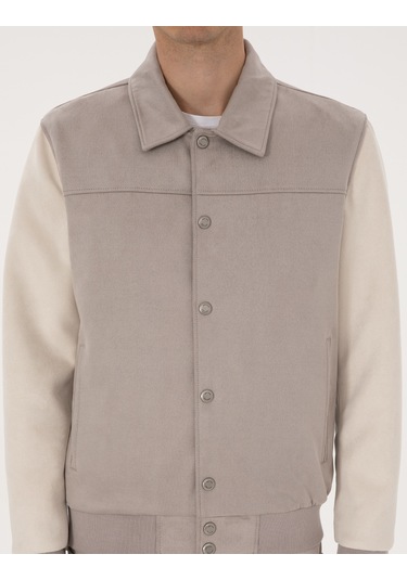 Pierre Cardin Erkek Taş Deri Mont-kaban 50318155-570 Taş