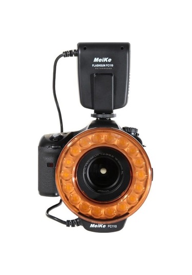 Meike FC110 Nikon Uyumlu LED Macro Ring Flaş