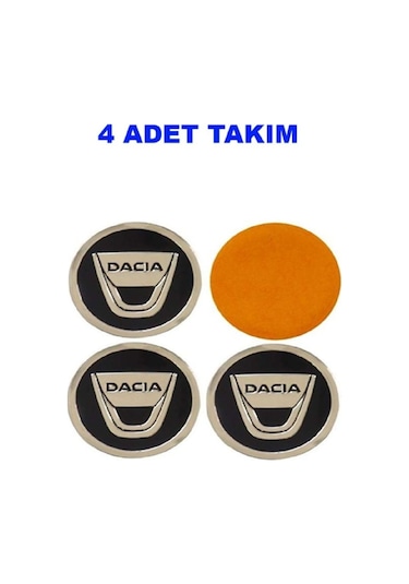 Jant Göbek Arması 4 Adet Takım Yapışma Q60 Dacıa