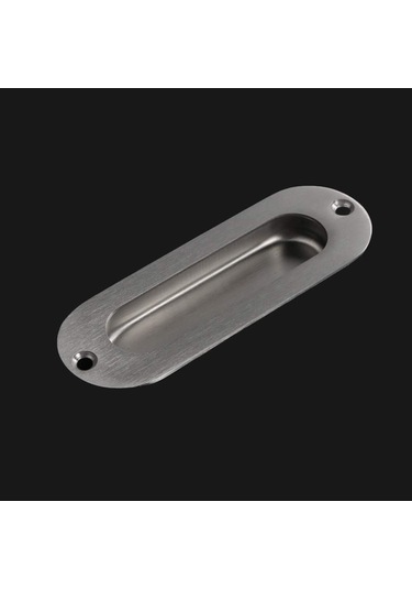 2 Adet Gömme Kapı Kolu Fırçalanmış Paslanmaz Çelik Gömme Kol Sürgülü Kapı Kolu Vidalı Dolap Kapı Kolu Aksesuarları