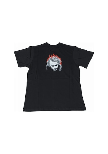 The Joker No:8 Tişört Siyah Çok Renkli