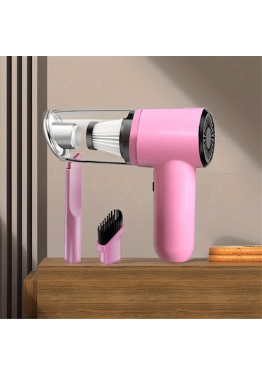 Crackedice Elektrikli Süpürge Taşınabilir Araba Süpürgesi El Süpürgesi Kablosuz