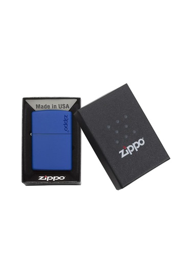 Zippo Çakmak 229Zl Classic Royal Blue Matte Lighter Mavi Logolu