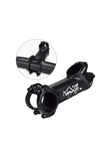 Suntek 31.8 Bisiklet Gövdesi Hafif Kısa Gidon Kökü Yol Siyah