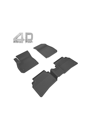 Sahler Citroen C4 X 2022+ Siyah Renk 4.5d Araca Özel Paspas Seti 5 Parça