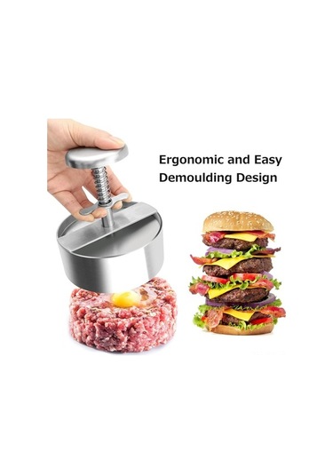 Novahub Paslanmaz Çelik 304 Hamburger Makinesi - 5 Boyut Seçeneği Çok Renkli Çok Renkli