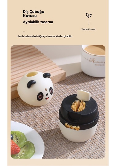 Panda Kürdan Silindiri Otomatik Olarak Açılır Çok Renkli