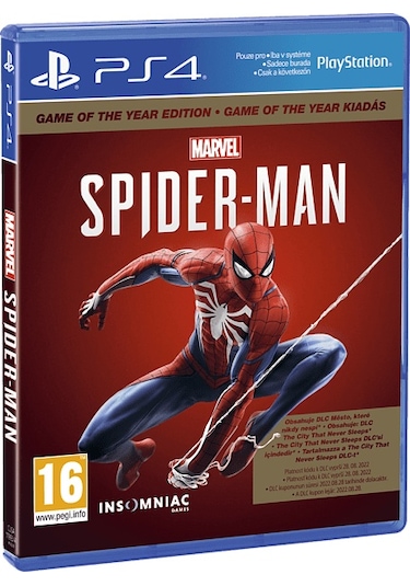 Marvel Spider-Man Game Of The Year Edition PS4 Oyun