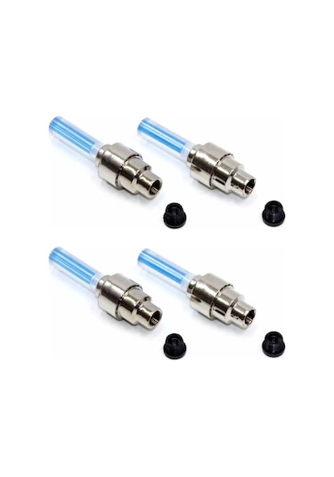 Fotosel Hareket Sensörlü Led Işıklı Sibop Kapağı Renkli 2'li Mavi