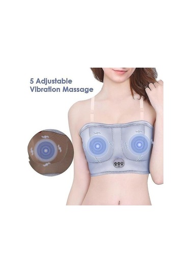 Hh Usb Şarj Elektrik Göğüs Masajı Mor