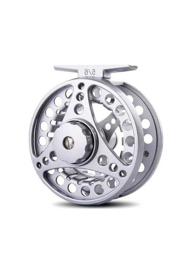 Novahub Sinek Balıkçılık Reel 5/6 Alüminyum Alaşımlı Balıkçılık Tekerlek, Tatlısu/tuzlu Su İçin, Ultra Hafif Ve Pürüzsüz Frenleme, Gümüş Renkli Olta Takımı