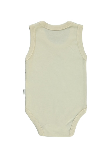 Civil Baby Erkek Bebek Çıtçıtlı Badi 1 - 18 Ay Bej 14d20230223s1-1 Bej