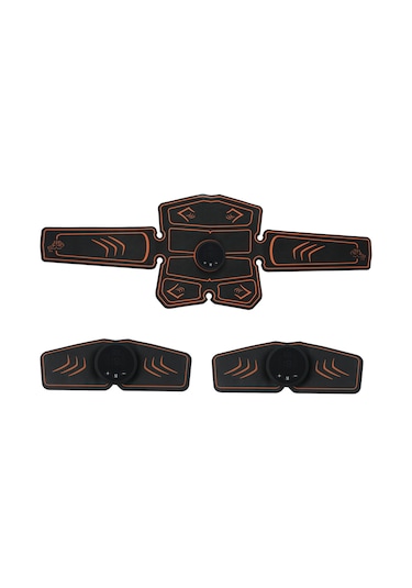 Qingmipy Akıllı Karın Kası Şekillendirici 12 Mod 19 Seviye Şarj Edilebilir Masaj Aleti - Evde Ve Ofiste Kullanım Siyah