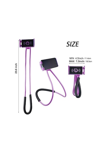 Sandwich 360 Dönümlü, Kolay Açılır, Uyumlu Plastik Telefon Standı