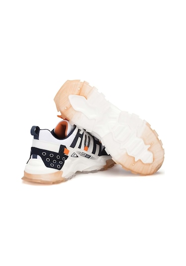 Dark Seer Ds Albers Beyaz Turuncu Erkek Sneaker Beyaz - Turuncu