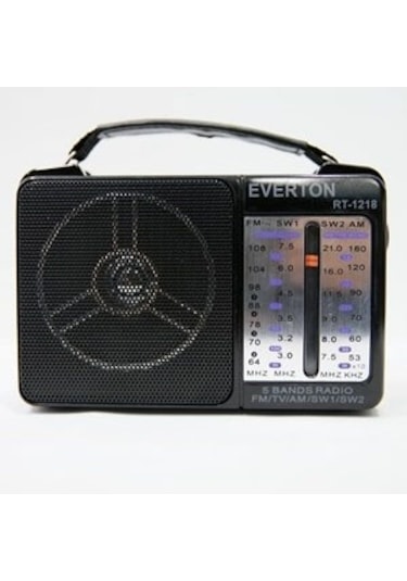 Everton Rt-1218 Analog Radyo (Ac.-Dc.) Pilli Ve Elektrikli