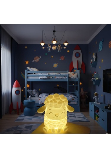 Led Aydınlatmalı Kuzucuk Gece Lambası