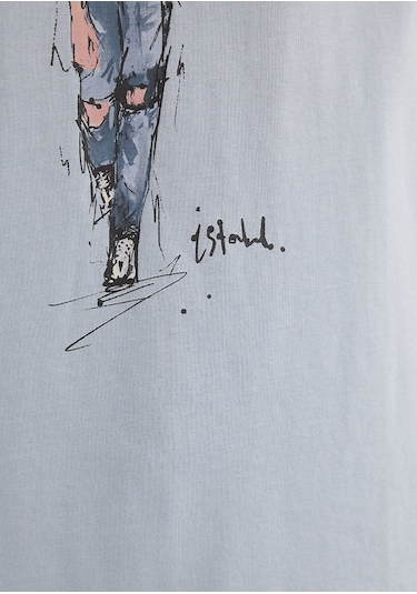 Mavi - Denim Baskılı Mavi Istanbul Tişört 1610222-70816 (518468861) Mavi
