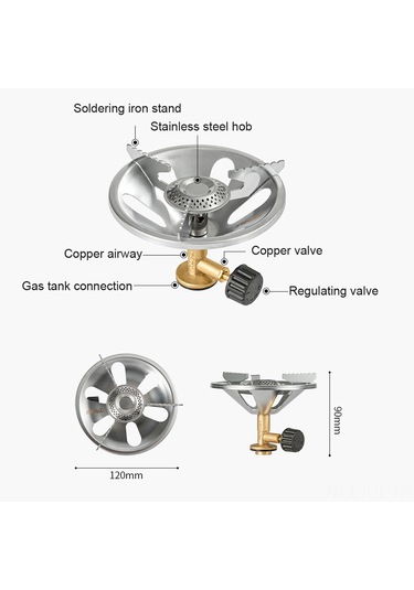 Gajeena 15kg Taşınabilir Kamp Ocağı: Rüzgara Dayanıklı, Pratik Ve Hafif Kamp Pişirme Aracı