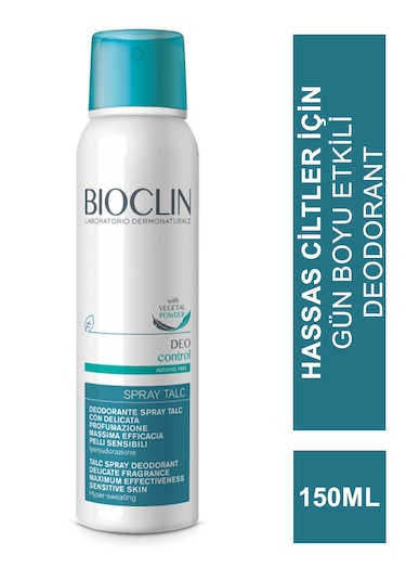 Bioclin Deo Control Spray Talc 150 Ml 1 adet