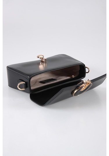 Ççs 17566 Kadın Omuz Askılı El Çantası-siyah Siyah