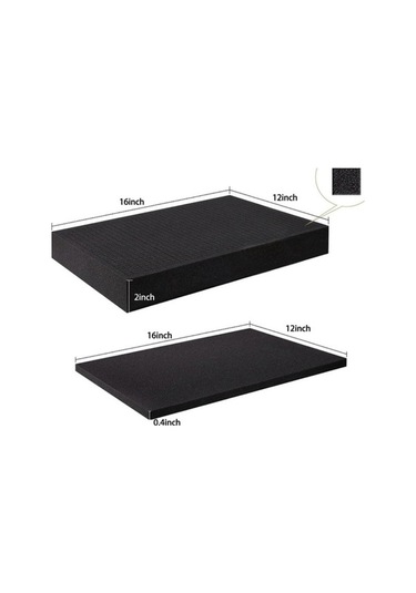 Pazly Ve Üretim Sünger Pedi Ped Liner Kare Homyl Çıkarma Çekme 40,5x30,5x5cm Cb