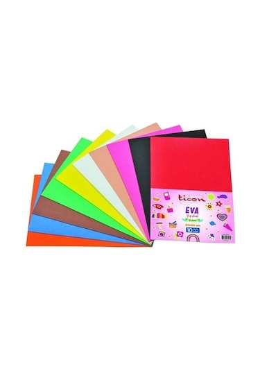 Ticon Yapışkanlı Eva 20X30 10  Renk